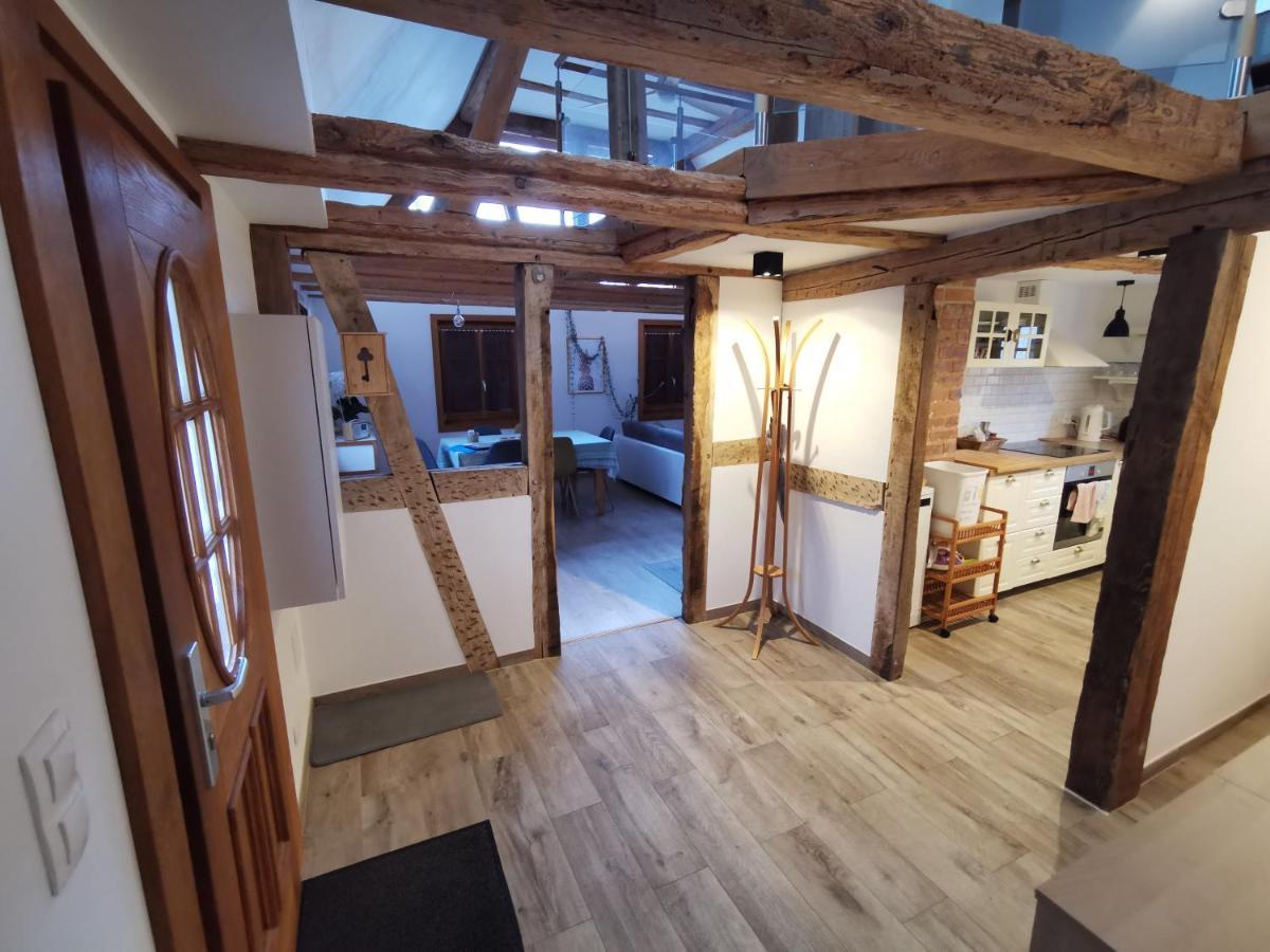 Une Maison A Colombages - Cosy, Lumineuse Et Sauna Kesseldorf Ngoại thất bức ảnh