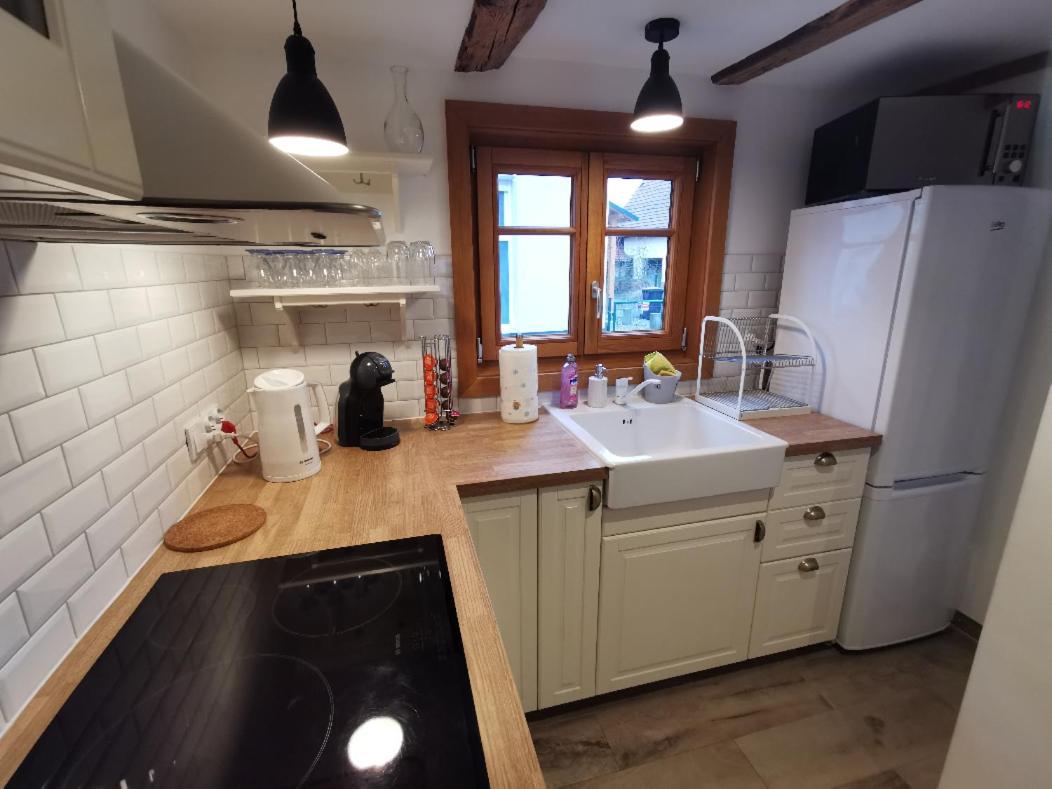 Une Maison A Colombages - Cosy, Lumineuse Et Sauna Kesseldorf Ngoại thất bức ảnh