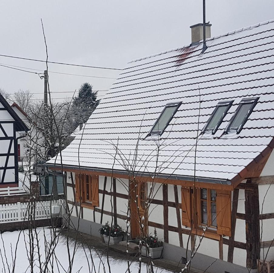 Une Maison A Colombages - Cosy, Lumineuse Et Sauna Kesseldorf Ngoại thất bức ảnh