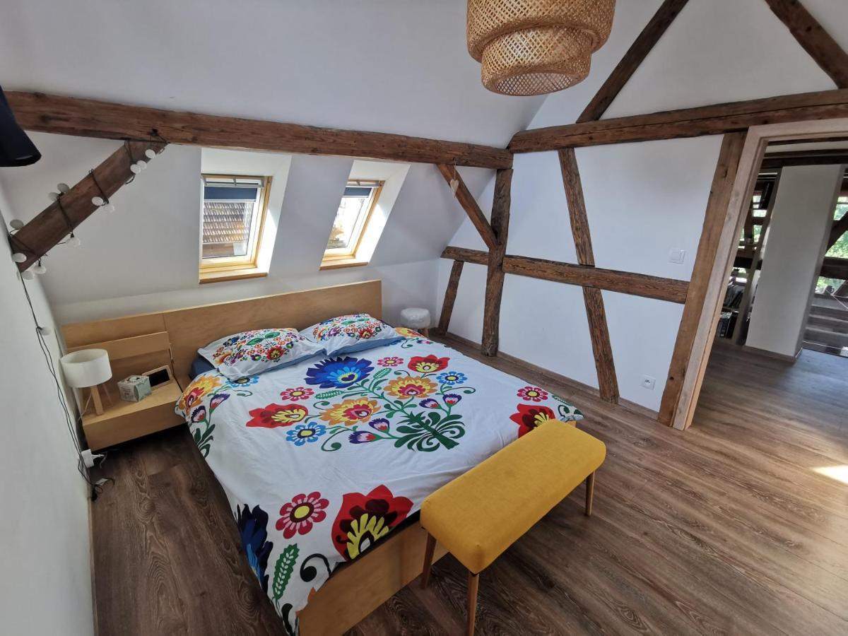 Une Maison A Colombages - Cosy, Lumineuse Et Sauna Kesseldorf Ngoại thất bức ảnh