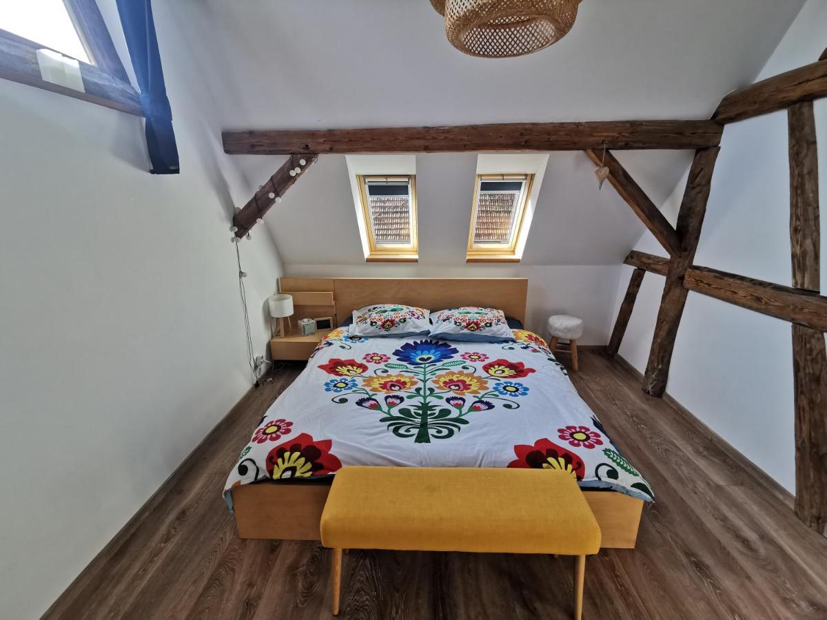 Une Maison A Colombages - Cosy, Lumineuse Et Sauna Kesseldorf Ngoại thất bức ảnh