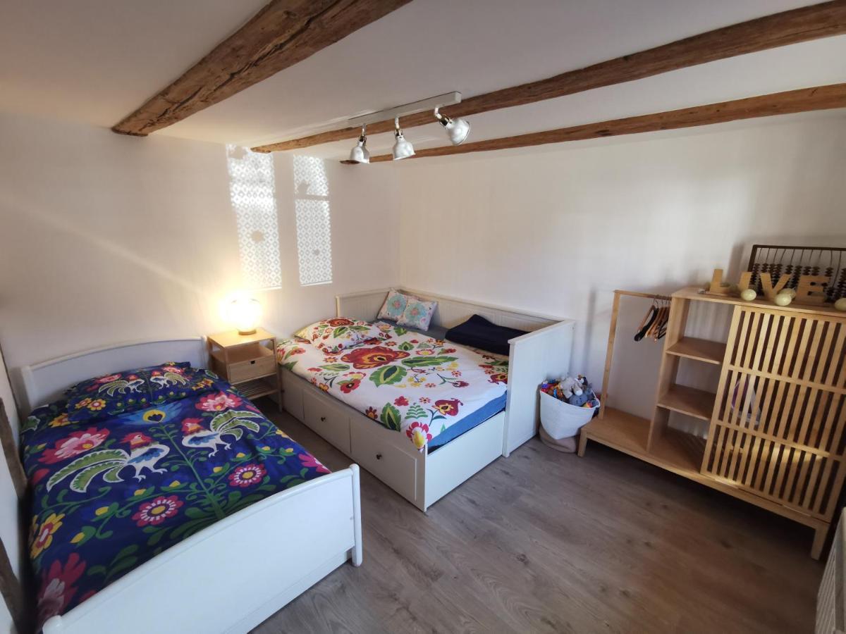 Une Maison A Colombages - Cosy, Lumineuse Et Sauna Kesseldorf Ngoại thất bức ảnh