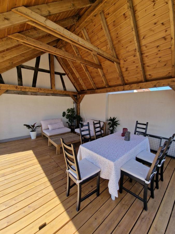 Une Maison A Colombages - Cosy, Lumineuse Et Sauna Kesseldorf Ngoại thất bức ảnh