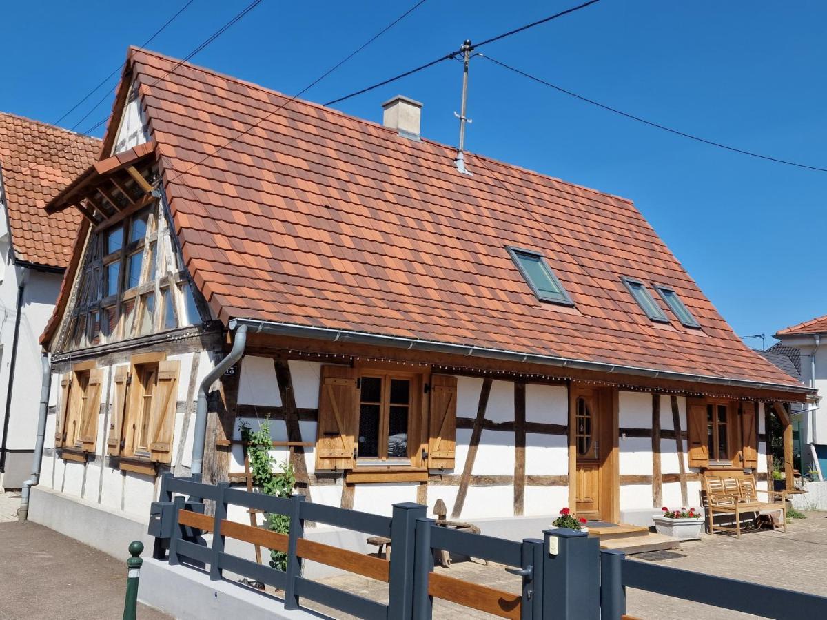 Une Maison A Colombages - Cosy, Lumineuse Et Sauna Kesseldorf Ngoại thất bức ảnh