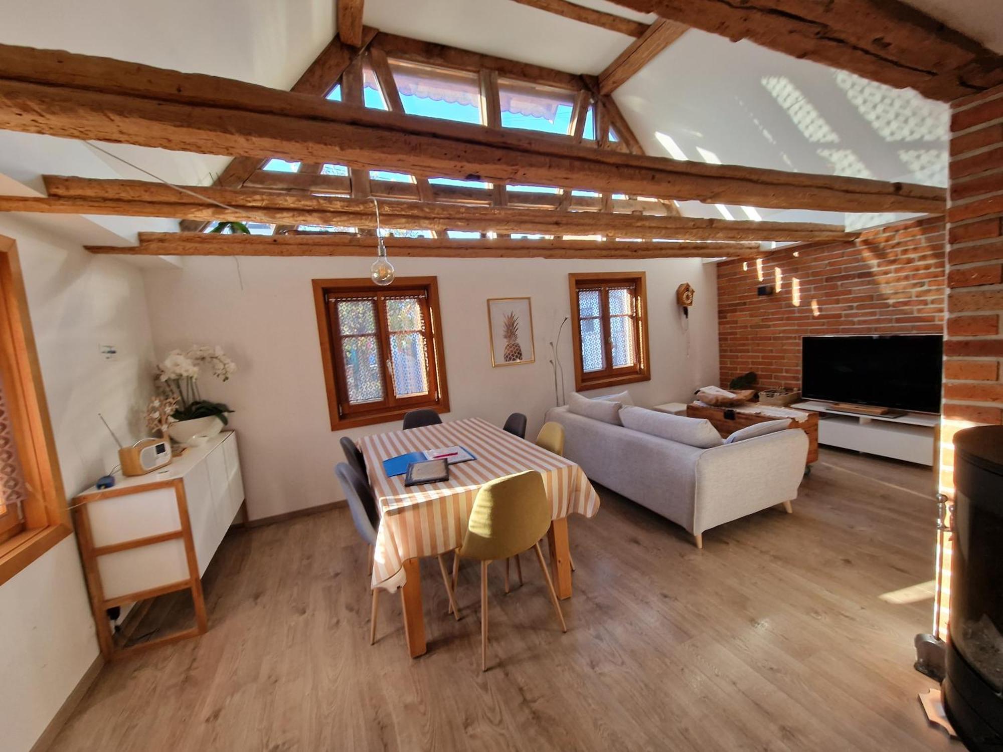 Une Maison A Colombages - Cosy, Lumineuse Et Sauna Kesseldorf Ngoại thất bức ảnh