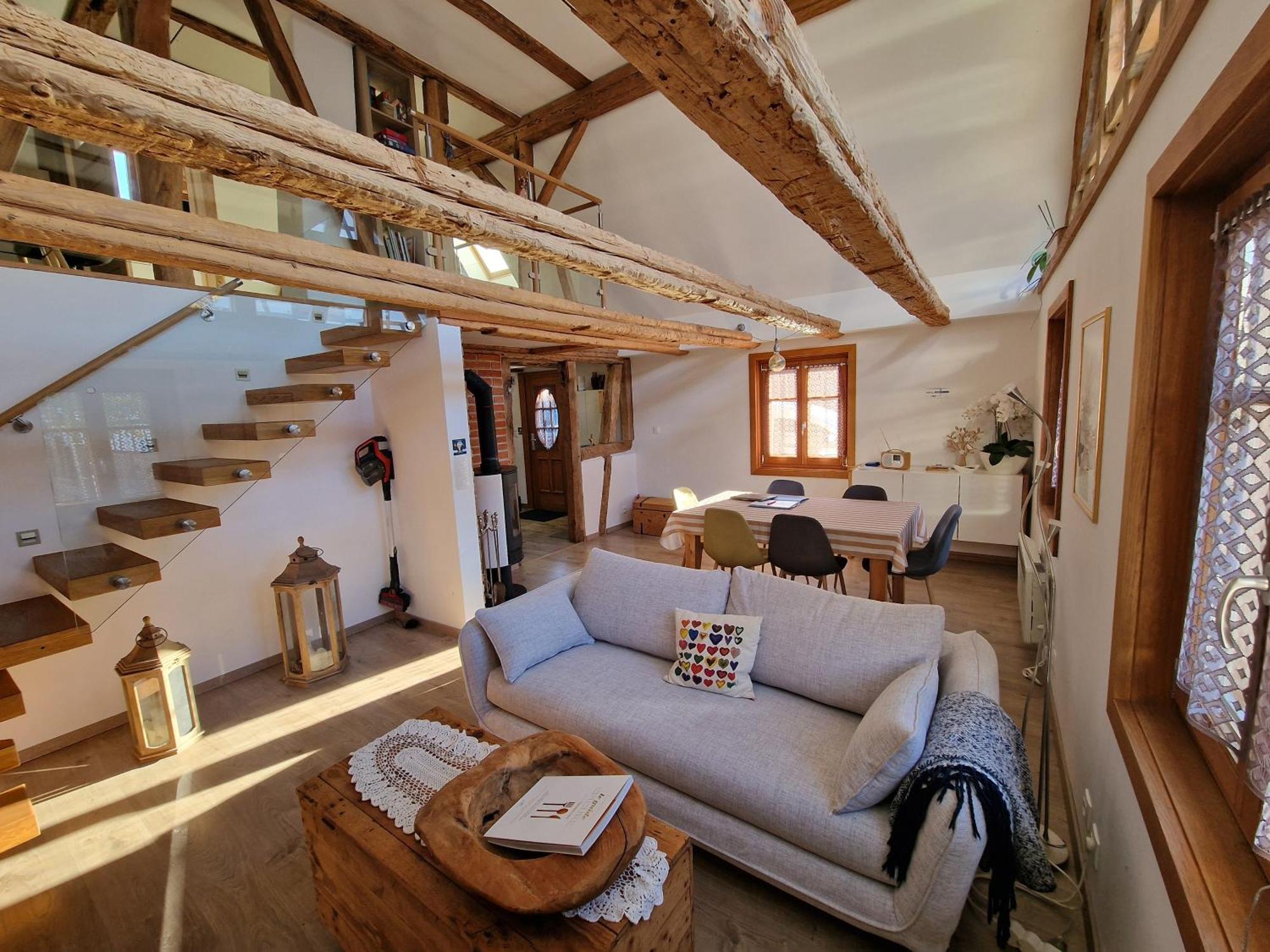 Une Maison A Colombages - Cosy, Lumineuse Et Sauna Kesseldorf Ngoại thất bức ảnh